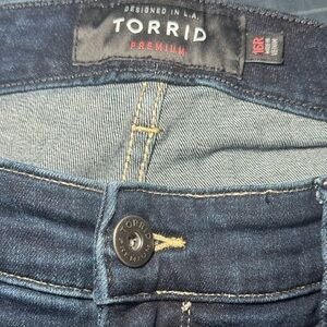 Torrid Dark Blue Women's Jeans Bombshell Premium